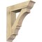 Ekena Millwork Balboa Traditional Rough Sawn Bracket w/ Offset Brace, Douglas Fir, 8"W x 32"D x 36"H BKT0806X32X36BOA01RDF - alternate 1